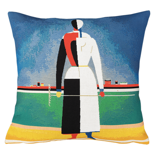 Malevitch Cushion - Femme au rateau (1930/32)