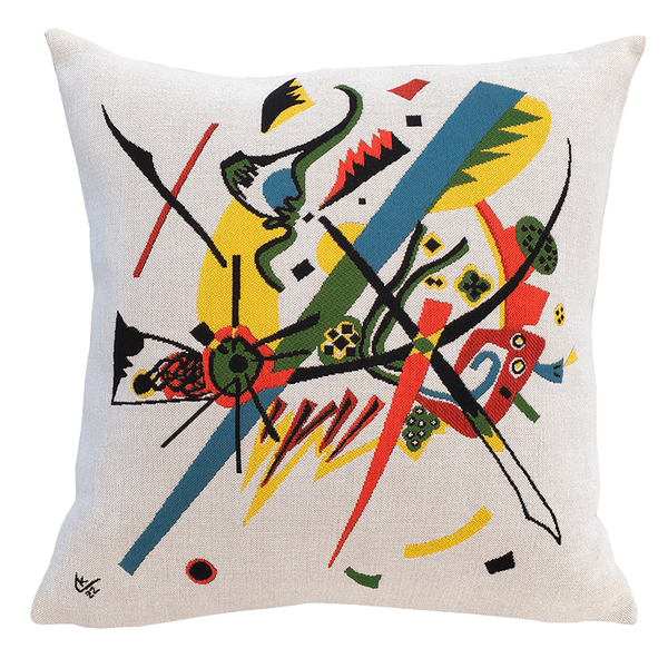 Kandinsky Cushion -  Klein Welten I (1922)