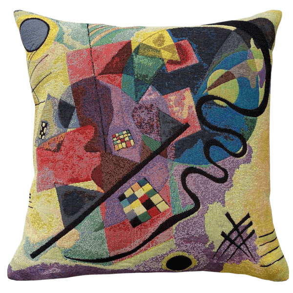 Kandisky Cushion - Jaune-rouge-bleu extrait 1 (1925)