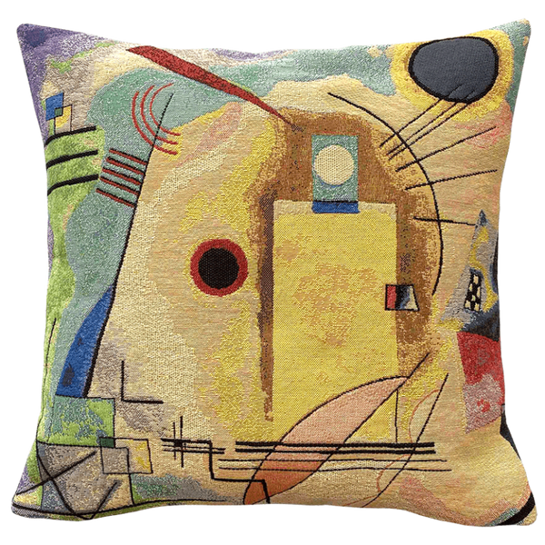 Kandinsky Cushion - Jaune-rouge-bleu extrait 2 (1925)